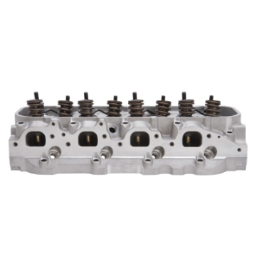 Picture of Edelbrock Cylinder Head BBC Performer RPM Oval Port 100cc Complete Single w- Springs