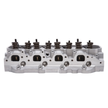 Picture of Edelbrock Cylinder Head BBC Performer RPM Oval Port 100cc Complete Single w- Springs