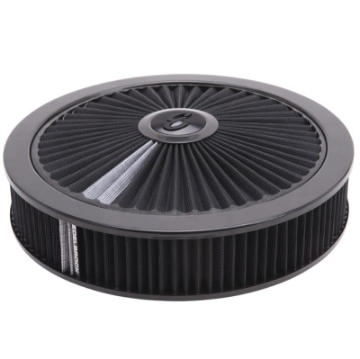 Picture of Edelbrock Air Cleaner Pro-Flo High-Flow Series Round Filtered Top 14In Dia X 3 125In Dropped Base