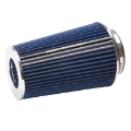 Picture of Edelbrock Air Filter Pro-Flo Series Conical 10In Tall Blue-Chrome