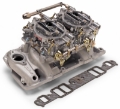 Picture of Edelbrock Manifold and Carb Kit Dual Quad RPM Air Gap 390-428 FE Ford