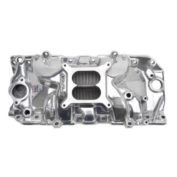Picture of Edelbrock Polished B-B Chevy O-Port RPM Air-Gap Manifold