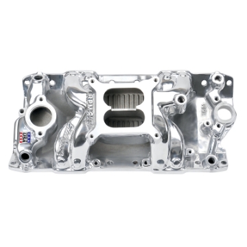 Picture of Edelbrock Polished S-B Chevy RPM Air-Gap Manifold