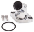 Picture of Edelbrock Waterneck SBC-BBC 45-Degree Two-Piece Cast Swivel Polished
