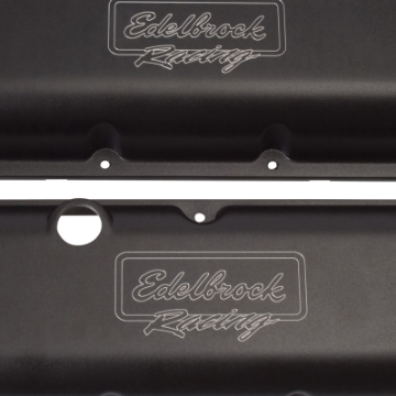 Picture of Edelbrock Valve Cover Victor Series Chevrolet 1965 and Later 396-502 V8 Low Black