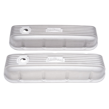 Picture of Edelbrock Valve Cover Classic Series Chevrolet 1965 and Later 396-502 V8 Satin