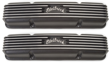 Picture of Edelbrock Valve Cover Classic Series Chevrolet 1959-1986 262-400 CI V8 Black