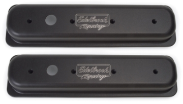Picture of Edelbrock Valve Cover Victor Series Chevrolet 1987-1995 262-400 CI V8 Black