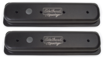 Picture of Edelbrock Valve Cover Victor Series Chevrolet 1987-1995 262-400 CI V8 Black