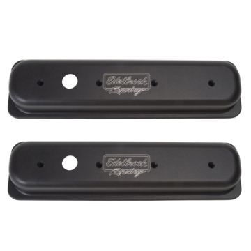 Picture of Edelbrock Valve Cover Victor Series Chevrolet 1987-1995 262-400 CI V8 Black