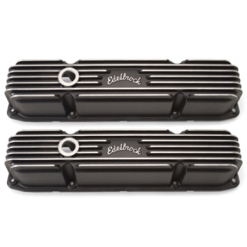 Picture of Edelbrock Valve Cover Classic Series Chrysler 383-440 CI V8 Black