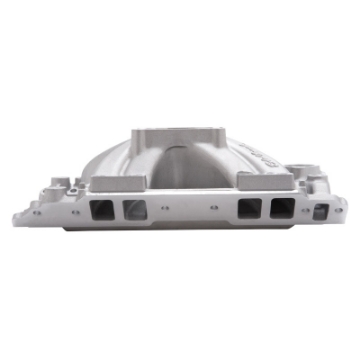 Picture of Edelbrock BBC Tall Deck Victor EFI Manifold Dominator Flange