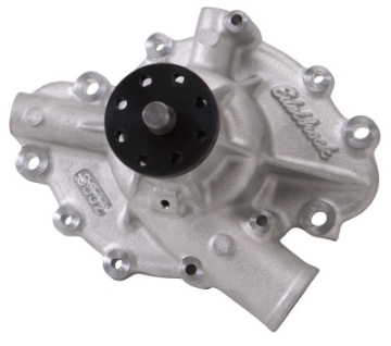 Picture of Edelbrock Water Pump High Performance AMC-Jeep 1973-91 304 360 401 CI V8 Long Style Satin Finish
