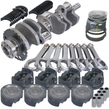 Picture of Eagle Chevy LS3-LS4 3-905in Bore +26-00cc Dish -125in OS Rotating Assembly Kit w- 24 Tooth Reluctor