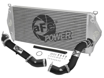 Picture of aFe BladeRunner Intercooler w- Black Tubes 16-17 Nissan Titan XD V8 5-0L td