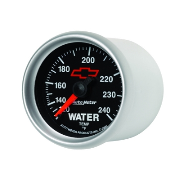 Picture of Autometer Sport-Comp II 2-1-16in 120-240 Deg Mechanical Water Temp Gauge - Bowtie Black