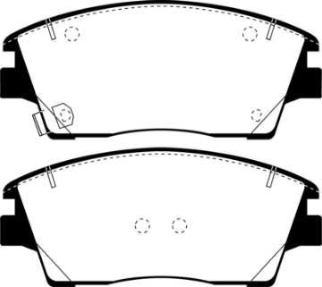 Picture of EBC 2016+ Hyundai Tucson Ultimax2 Front Brake Pads