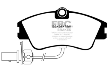 Picture of EBC 2000 VW Eurovan w- Lucas Brakes Ultimax2 Front Brake Pads