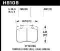 Picture of Hawk AP Racing 14mm Blue 9012 Race Brake Pads