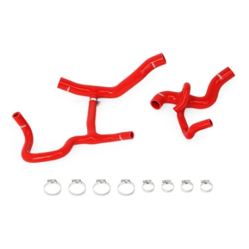 Picture of Mishimoto 2016+ Chevrolet Camaro V6 Silicone Radiator Hose Kit w- HD Cooling Package - Red