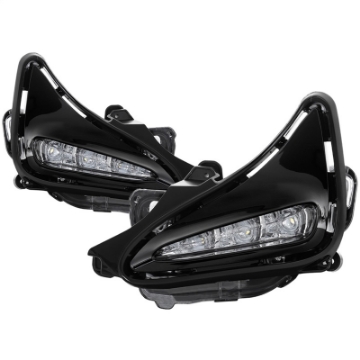Picture of Spyder 2017+ Toyota Corolla OEM LED Fog Lights w-Switch - Clear FL-TCO17-LED-C