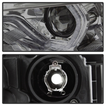 Picture of Spyder 12-14 BMW F30 3 Series 4DR Projector Headlights - LED DRL - Smoke PRO-YD-BMWF3012-DRL-SM