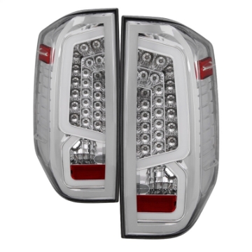 Picture of xTune 14-16 Toyota Tundra Light Bar LED Tail Lights - Chrome ALT-JH-TTU14-LED-C