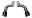 Picture of Corsa 2016-24 Chevy Camaro SS 2-75in Inlet - 4-5in Outlet Black PVD Tip Kit For Corsa Exhaust Only