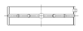 Picture of ACL Nissan VG30DETT 3-0L-V6 0-25 Oversized High Performance Main Bearing Set