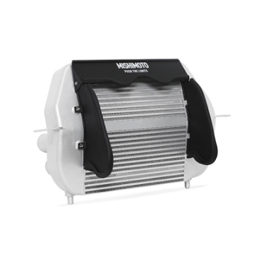 Picture of Mishimoto 2011-2014 Ford F-150 EcoBoost Silver Intercooler w- Black Pipes