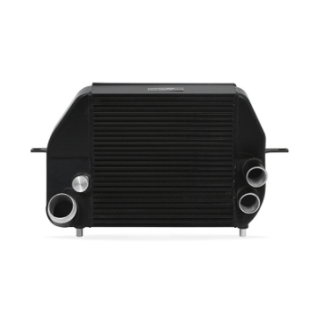 Picture of Mishimoto 2011-2014 Ford F-150 EcoBoost Black Intercooler w- Polished Pipes