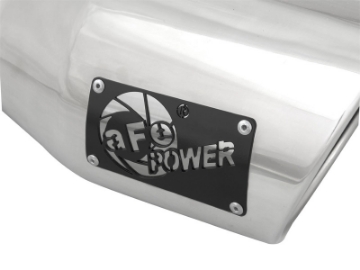 Picture of aFe MACH Force-Xp 3in Inlet x 4-1-2in Outlet x 9in Length 304 Stainless Steel Exhaust Tip