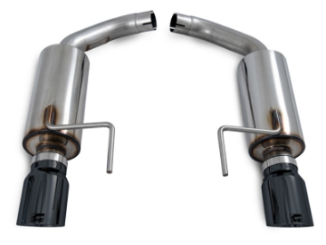 Picture of AWE Tuning S550 Mustang EcoBoost Axle-back Exhaust - Touring Edition Diamond Black Tips
