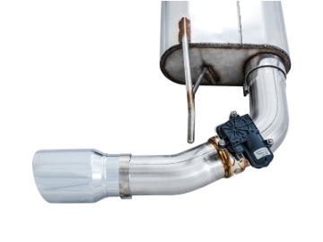 Picture of AWE Tuning Ford Focus RS SwitchPath Cat-back Exhaust - Chrome Silver Tips