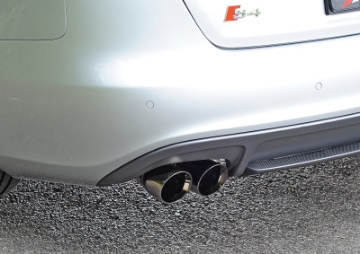 Picture of AWE Tuning Audi B8 - B8-5 S4 3-0T Touring Edition Exhaust - Diamond Black Tips 90mm