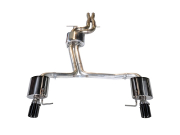 Picture of AWE Tuning Audi C7 A6 3-0T Touring Edition Exhaust - Dual Outlet Diamond Black Tips