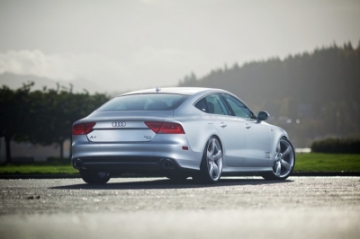 Picture of AWE Tuning Audi C7 A7 3-0T Touring Edition Exhaust - Dual Outlet Diamond Black Tips