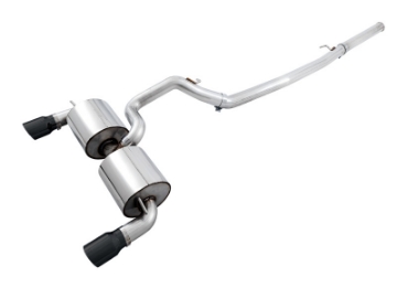 Picture of AWE Tuning Ford Focus RS Touring Edition Cat-back Exhaust - Non-Resonated - Diamond Black Tips