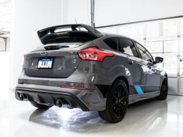 Picture of AWE Tuning Ford Focus RS Touring Edition Cat-back Exhaust- Resonated - Chrome Silver Tips