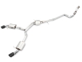 Picture of AWE Tuning Audi B9 A5 Touring Edition Exhaust Dual Outlet - Diamond Black Tips Includes DP