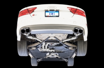 Picture of AWE Tuning Audi C7 - C7-5 S7 4-0T Track Edition Exhaust - Chrome Silver Tips