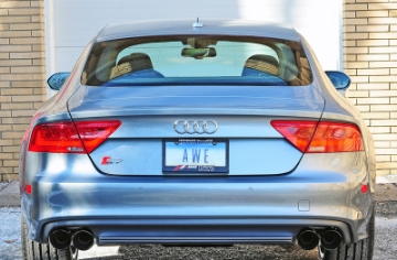 Picture of AWE Tuning Audi C7 - C7-5 S7 4-0T Track Edition Exhaust - Diamond Black Tips