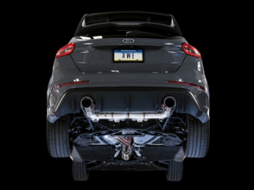Picture of AWE Tuning Ford Focus RS Track Edition Cat-back Exhaust - Chrome Silver Tips
