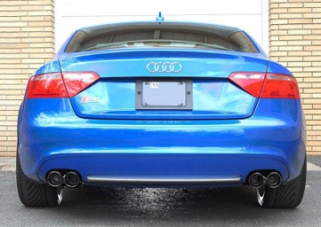 Picture of AWE Tuning Audi B8 S5 4-2L Track Edition Exhaust System - Polished Silver Tips