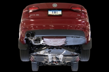 Picture of AWE Tuning Mk6 GLI 2-0T - Mk6 Jetta 1-8T Track Edition Exhaust - Diamond Black Tips