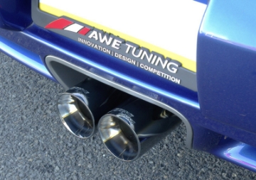 Picture of AWE Tuning Optional Porsche 987 Cayman-S Boxster-S Muffler Tip Set - Diamond Black