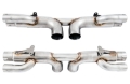 Picture of AWE Tuning Porsche 991 GT3 - RS Center Muffler Delete - Chrome Silver Tips