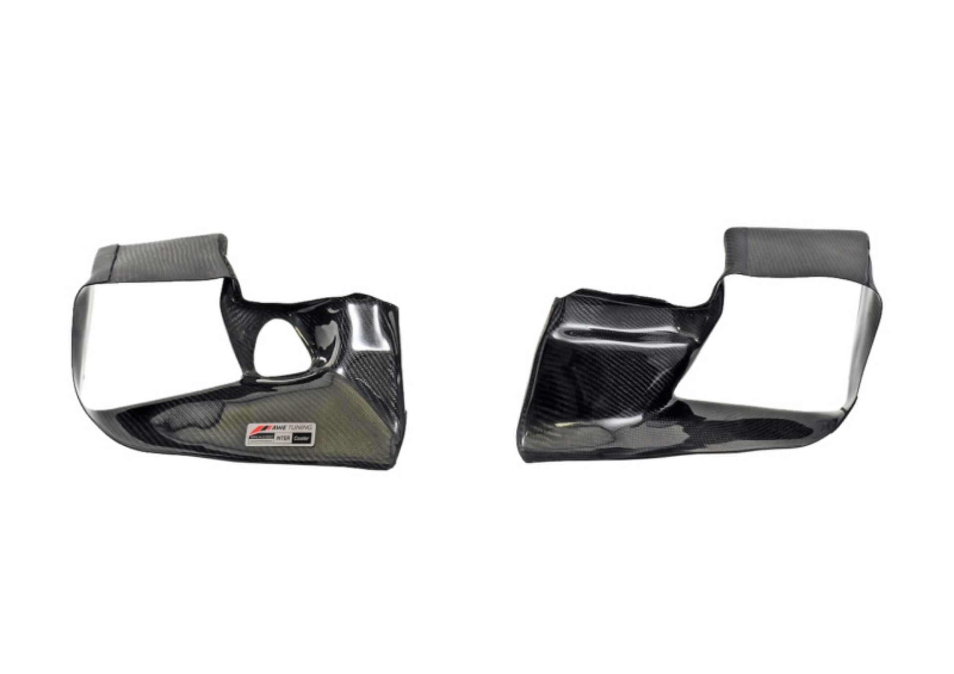 Picture of AWE Tuning Audi 2-7T Intercooler Carbon Fiber Shrouds - Shrouds Only Set of Two