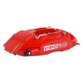 Picture of StopTech 00-05 Honda S2000 Front BBK w-Red ST-40 Calipers Slotted 355x32mm Pads and SS Lines