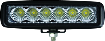 Picture of Hella Value Fit Mini 6in LED Light Bar - Flood Beam Pedestal